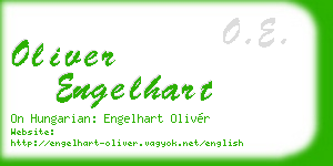 oliver engelhart business card